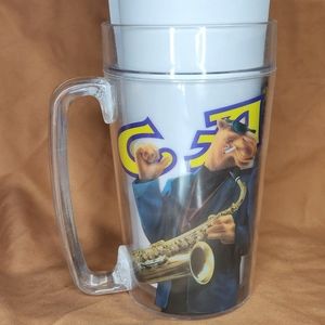 Vintage 1992 Joe Camel 24oz Thermo-Serv Mug - Smokin' Joe Band, Very Nice